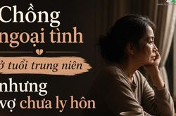 Hôn nhân ở tuổi trung niên: Chồng ngoại tình nhưng tôi chưa ly hôn