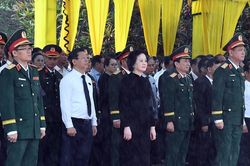 Phó Thủ tướng Phạm Thị Thanh Trà dự lễ truy điệu, an táng 16 hài cốt liệt sĩ