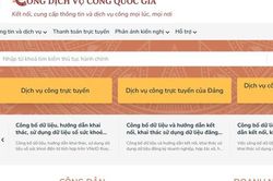 Cổng Dịch vụ công quốc gia hoạt động theo quy chế mới từ 20/7