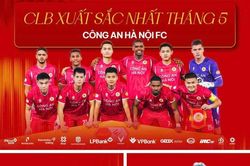 Công an Hà Nội FC thâu tóm danh hiệu tháng tại V-League 2025/26