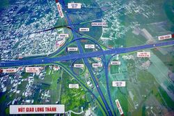 Toàn bộ nhánh nút giao Long Thành chính thức thông xe