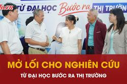 Talkshow 'Mở lối cho nghiên cứu từ đại học bước ra thị trường'