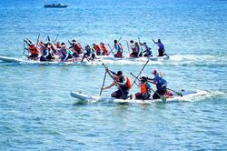 Sôi động Lễ hội chèo SUP Việt Nam 2026 bên thắng cảnh Cổng Tò Vò