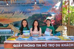 Quảng Ngãi đẩy mạnh quảng bá, hỗ trợ du khách tại Lễ hội Du lịch