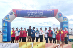 Việt Nam giành 2 huy chương vàng tại Giải vô địch rowing biển châu Á 2026