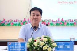 Chủ tịch phường Hòa Xuân đối thoại với đoàn viên, thanh niên