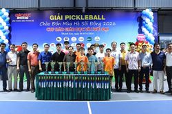 Khai mạc Giải Pickleball Cúp Báo GD&TĐ 2026