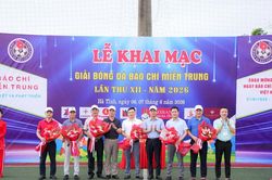 Hơn 100 nhà báo tranh tài tại Giải bóng đá Báo chí miền Trung lần thứ XII