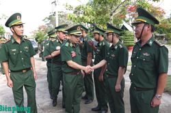 Lâm Đồng: Đoàn kiểm tra số 3 Bộ Tư lệnh Bộ đội Biên phòng kiểm tra các đồn Biên phòng tuyến biển