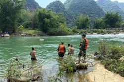 Kịp thời phối hợp tìm kiếm nạn nhân gặp nạn trên sông Quây Sơn