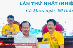 Nguyên Chánh án TAND tỉnh Cà Mau làm Chủ tịch Liên đoàn bóng bàn tỉnh