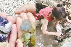 Ngôi làng nhỏ gây sốt vì 'báu vật' đầy ven suối, cuối tuần kín khách săn tìm