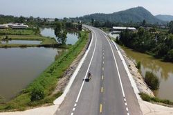 Diện mạo tuyến đường ven biển Thanh Hóa hơn 2.200 tỷ đồng dần thành hình