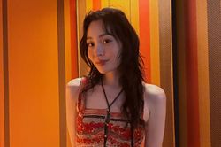 Kim Min Ha gây lo lắng vì thân hình gầy gò, lộ rõ xương vai sau khi giảm cân