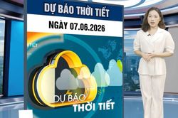 Bản tin thời tiết ngày 7/6: Bắc Bộ tiếp tục nắng nóng 37 độ, vùng núi về đêm đề phòng mưa lớn