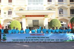 Ra quân hưởng ứng phong trào toàn dân chung tay bảo vệ môi trường