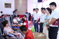 'Giọt hồng Doanh nhân trẻ Thanh Hóa' 2026 tiếp nhận 150 đơn vị máu tình nguyện