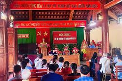 Chủ nhiệm Ủy ban Kiểm tra Tỉnh ủy Phạm Thị Thanh Thủy dự sinh hoạt Chi bộ thôn Xuân Yên