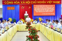 Chủ tịch UBND tỉnh An Giang Hồ Văn Mừng yêu cầu đẩy nhanh tiến độ thực hiện các trường phổ thông nội trú, trung học cơ sở khu vực biên giới