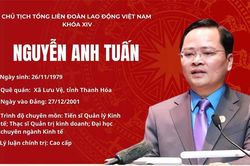 Đồng chí Nguyễn Anh Tuấn, Chủ tịch Tổng Liên đoàn Lao động Việt Nam khóa XIV