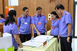 Kiểm sát viên Bắc Ninh tranh tài kỹ năng nghiên cứu hồ sơ, xây dựng kháng nghị