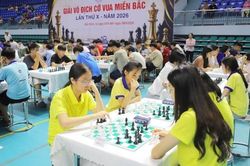 Khai mạc Giải vô địch Cờ vua miền Bắc lần thứ X năm 2026 tại Bắc Ninh