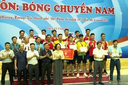 Phường Bàn Thạch vô địch Giải bóng chuyền nam thành phố Đà Nẵng