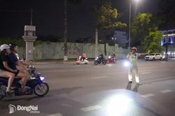 Tuần tra đêm kéo giảm vi phạm giao thông