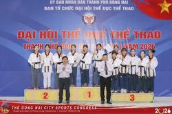 Phường Tam Hiệp dẫn đầu Giải taekwondo Đại hội Thể dục thể thao thành phố Đồng Nai lần thứ I