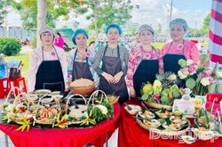 Món ngon hội tụ tại Hội thi Ẩm thực và trưng bày, giới thiệu các món ngon từ trái cây Đồng Tháp