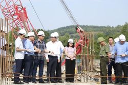 Lãnh đạo UBND tỉnh kiểm tra dự án Thủy điện Tràng Định 2