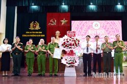 Đại hội thành lập Hội Cựu Công an nhân dân phường Nam Định nhiệm kỳ 2026-2030