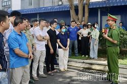 Tập huấn phòng cháy, chữa cháy cho 110 cán bộ, công nhân viên Công ty Dược phẩm Vĩnh Phúc