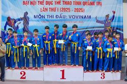 Bế mạc giải Vovinam Đại hội Thể dục-Thể thao tỉnh Quảng Trị lần thứ I