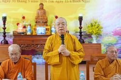Ban Chỉ đạo Trung ương Đại hội họp với đại diện 7 Ban Trị sự Phật giáo tỉnh thành khu vực phía Bắc