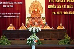 Trường hạ Sóc Thiên Vương - Học viện Phật giáo VN tại Hà Nội tổ chức Lễ khai pháp khóa An cư kiết hạ PL.2570