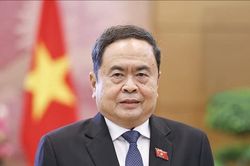 Chủ tịch Quốc hội Trần Thanh Mẫn chúc mừng Chủ tịch Quốc hội Hàn Quốc