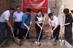 Phường Sơn Tây khởi công xây dựng 2 nhà đại đoàn kết