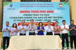 Hà Nội lan tỏa thông điệp 'Toàn dân chung tay bảo vệ môi trường'