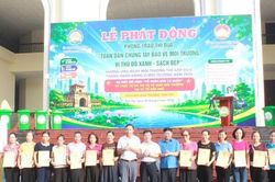 Phường Sơn Tây chung tay xây dựng môi trường xanh - sạch - đẹp