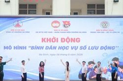 Phường Ba Đình triển khai chương trình 'bình dân học vụ số lưu động'