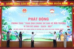 Xã Mỹ Đức phát động phong trào vì Thủ đô xanh - sạch - đẹp