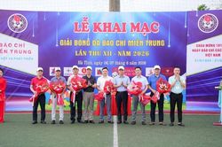 Hơn 100 nhà báo tranh tài tại Giải Bóng đá Báo chí miền Trung