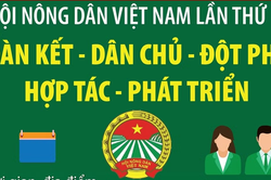 600 đại biểu dự Đại hội toàn quốc Hội Nông dân Việt Nam lần thứ IX
