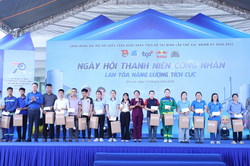Nhiều hoạt động thiết thực tại Ngày hội 'Thanh niên công nhân - Lan tỏa năng lượng tích cực'