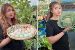 Trồng rau nuôi gà trên sân thượng, vợ chồng Đồng Nai có thực phẩm sạch quanh năm