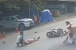 Danh tính đối tượng lái xe húc thẳng vào trung tá cảnh sát