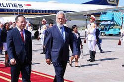 Thủ tướng Timor Leste Xanana Gusmão đến Hà Nội