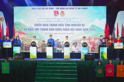 Hải Phòng ra quân Chiến dịch Thanh niên tình nguyện Hè 2026