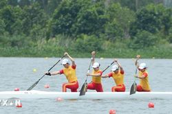 Tay chèo Diệp Thị Hương giành 3 HCV tại Giải vô địch trẻ và U23 canoeing châu Á